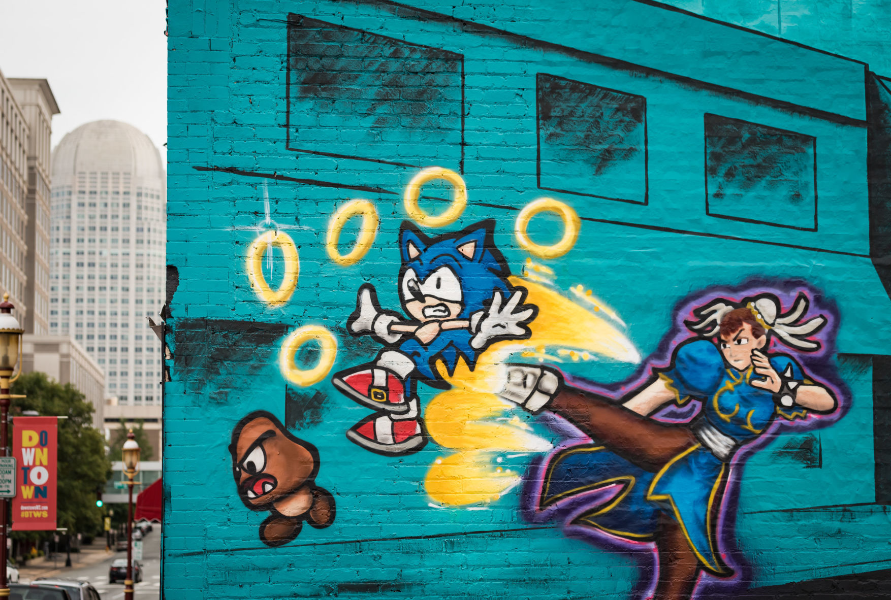 Reboot Arcade Bar Mural